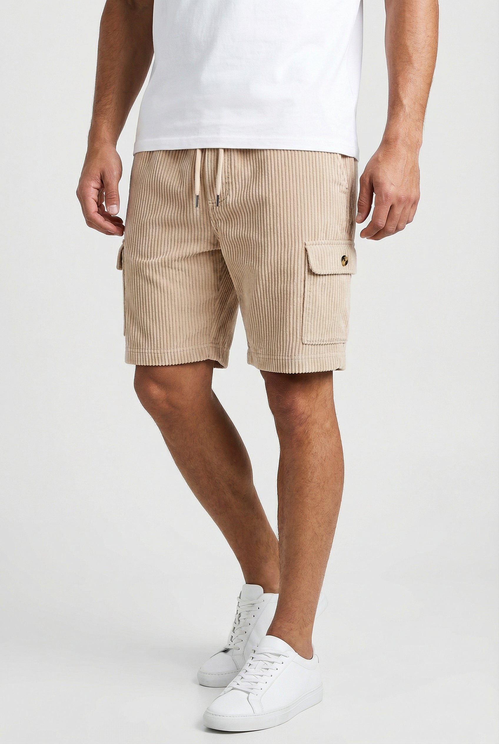 Men's Shorts Casual With Tooling Detailing
