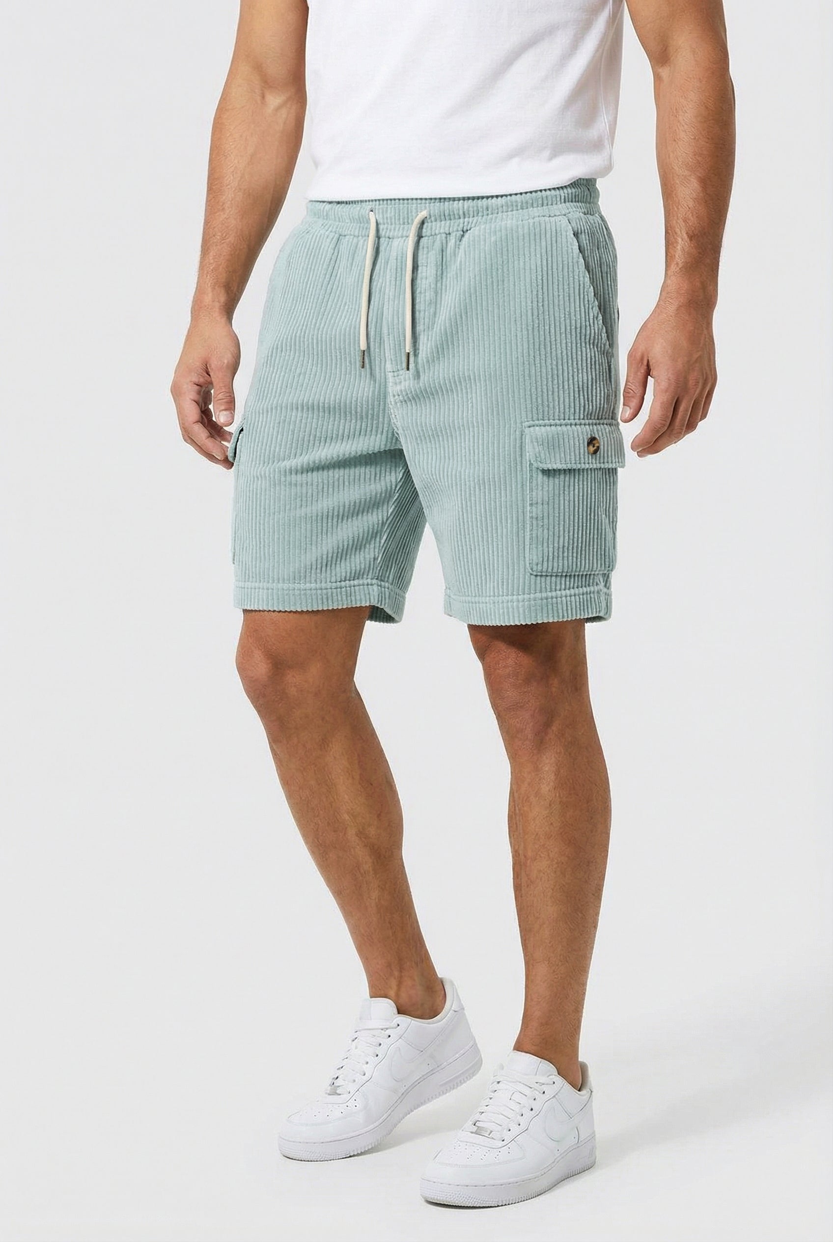 Men's Shorts Casual With Tooling Detailing