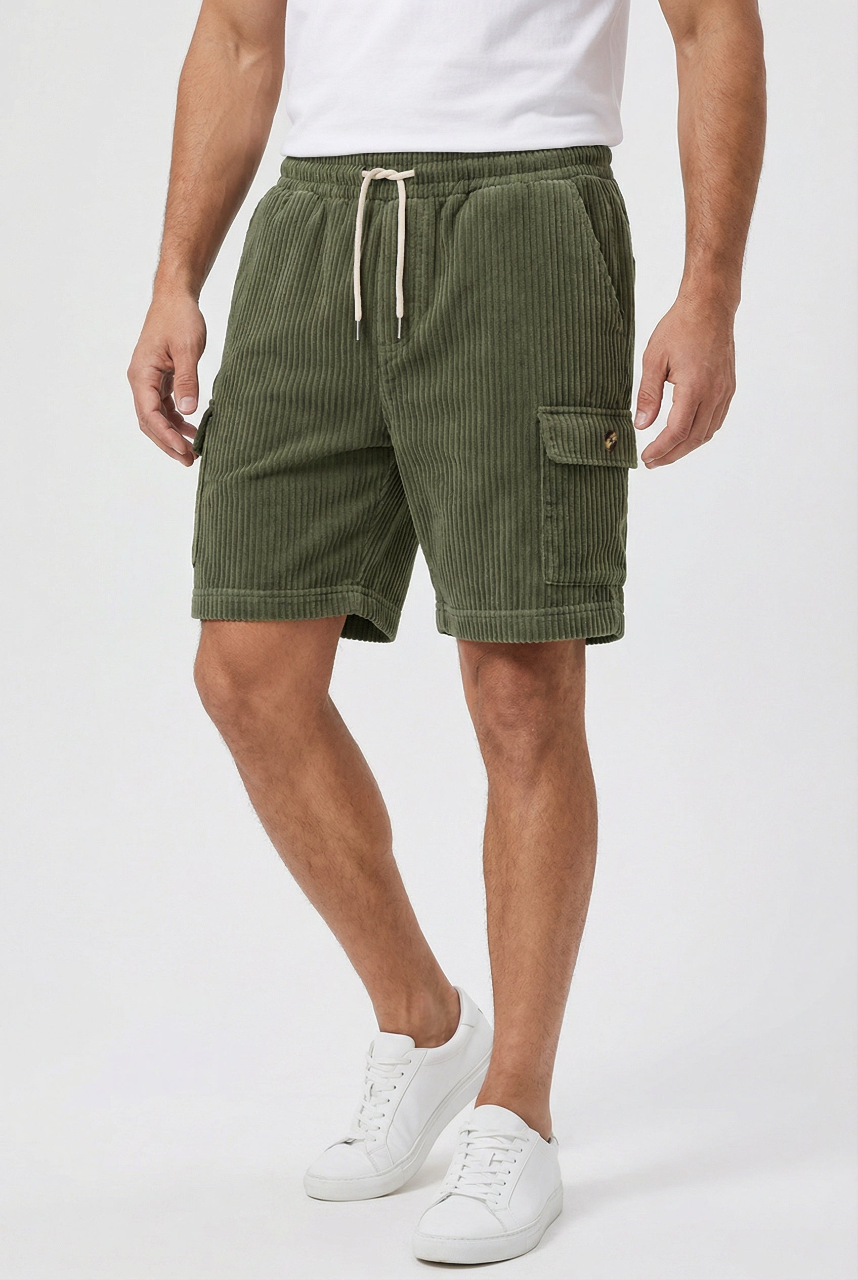 Men's Shorts Casual With Tooling Detailing