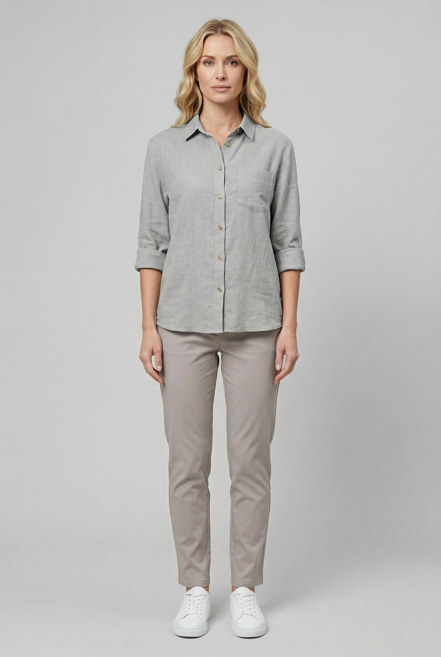 Women's Shirt Cotton Loose Fit Casual Style for Effortless Comfort