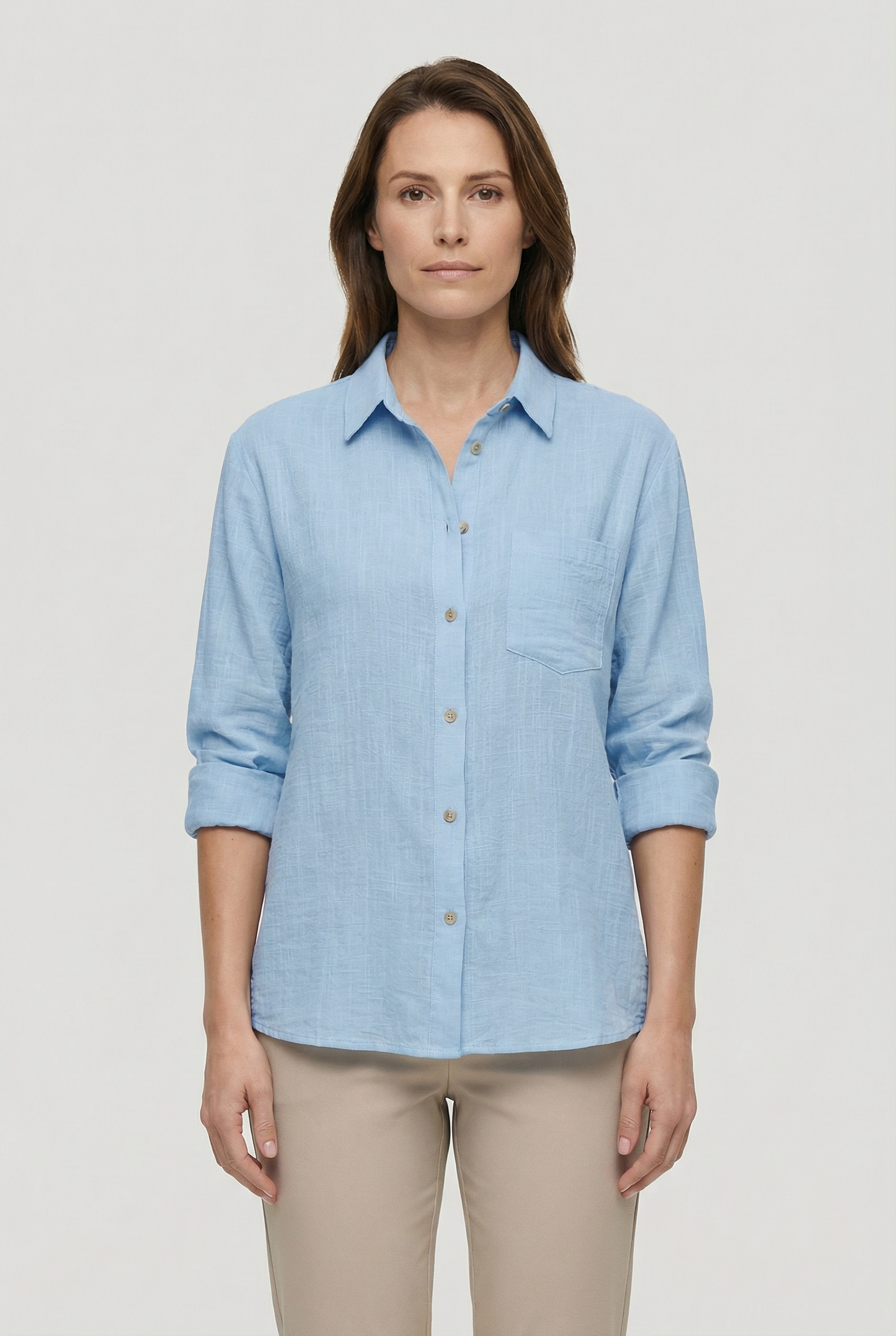 Women's Shirt Cotton Loose Fit Casual Style for Effortless Comfort
