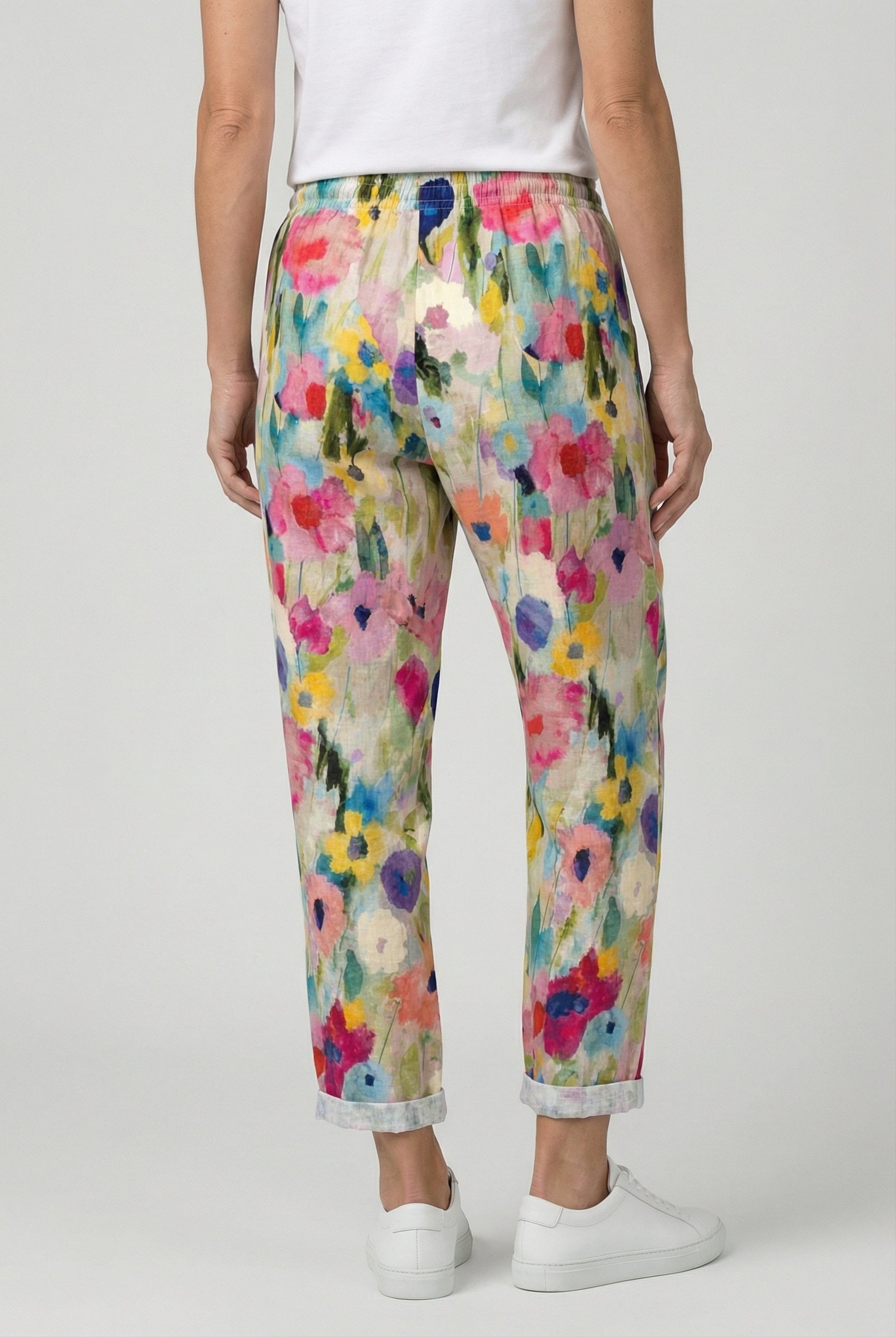 Women's Sweatpants Cotton Colorful Comfortable Fit With Elastic Waistband
