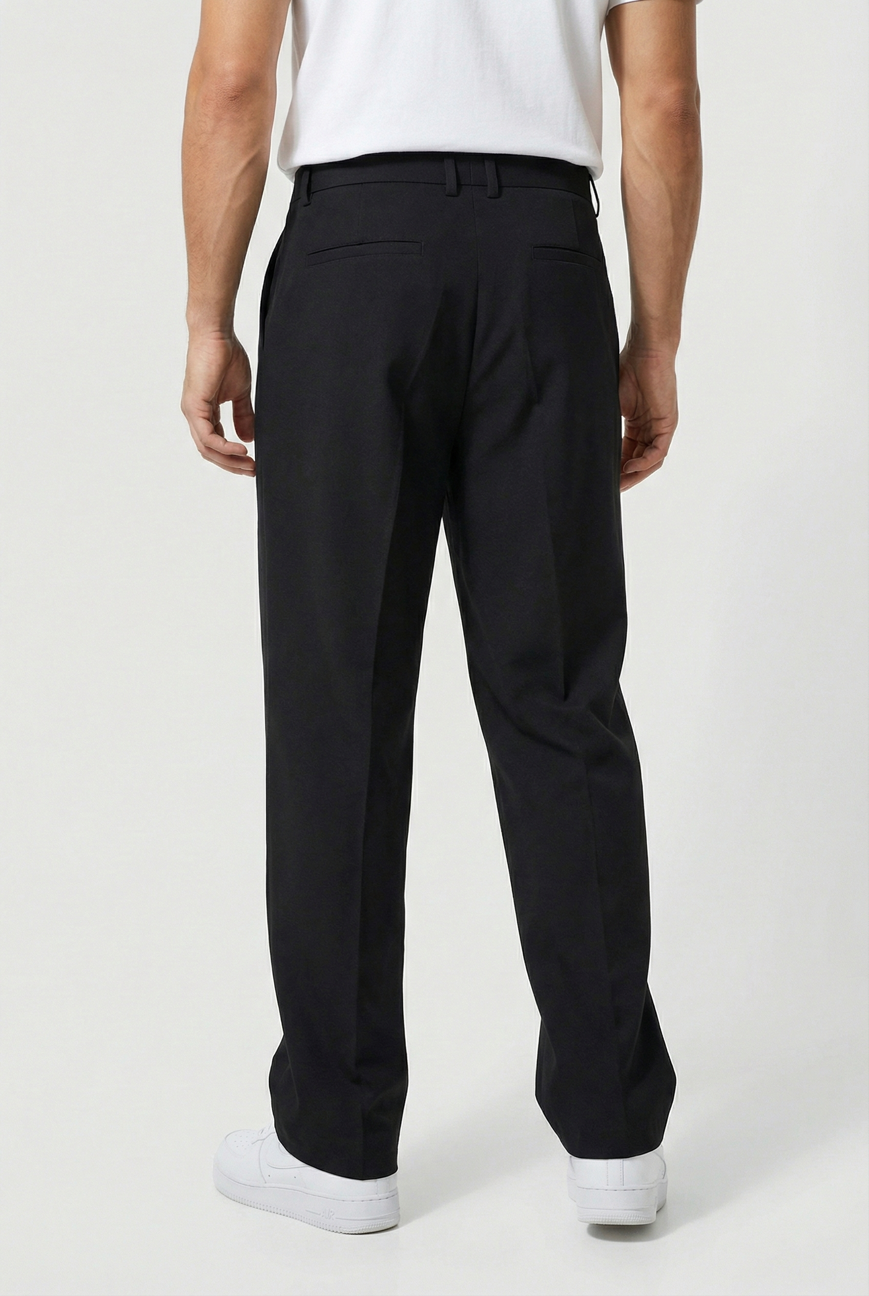 Men's Fitted Trousers Tailored Elegant Style