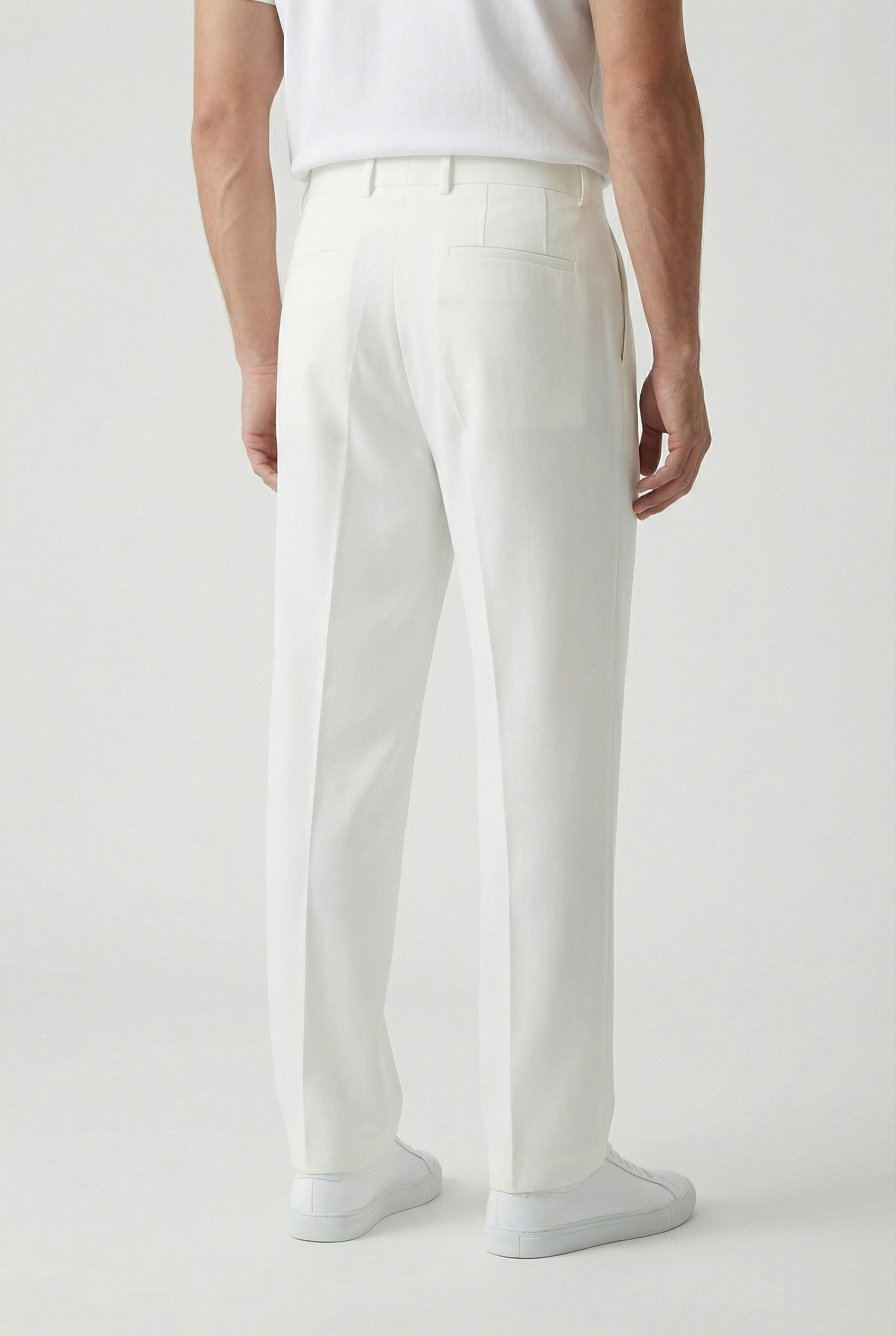 Men's Fitted Trousers Tailored Elegant Style