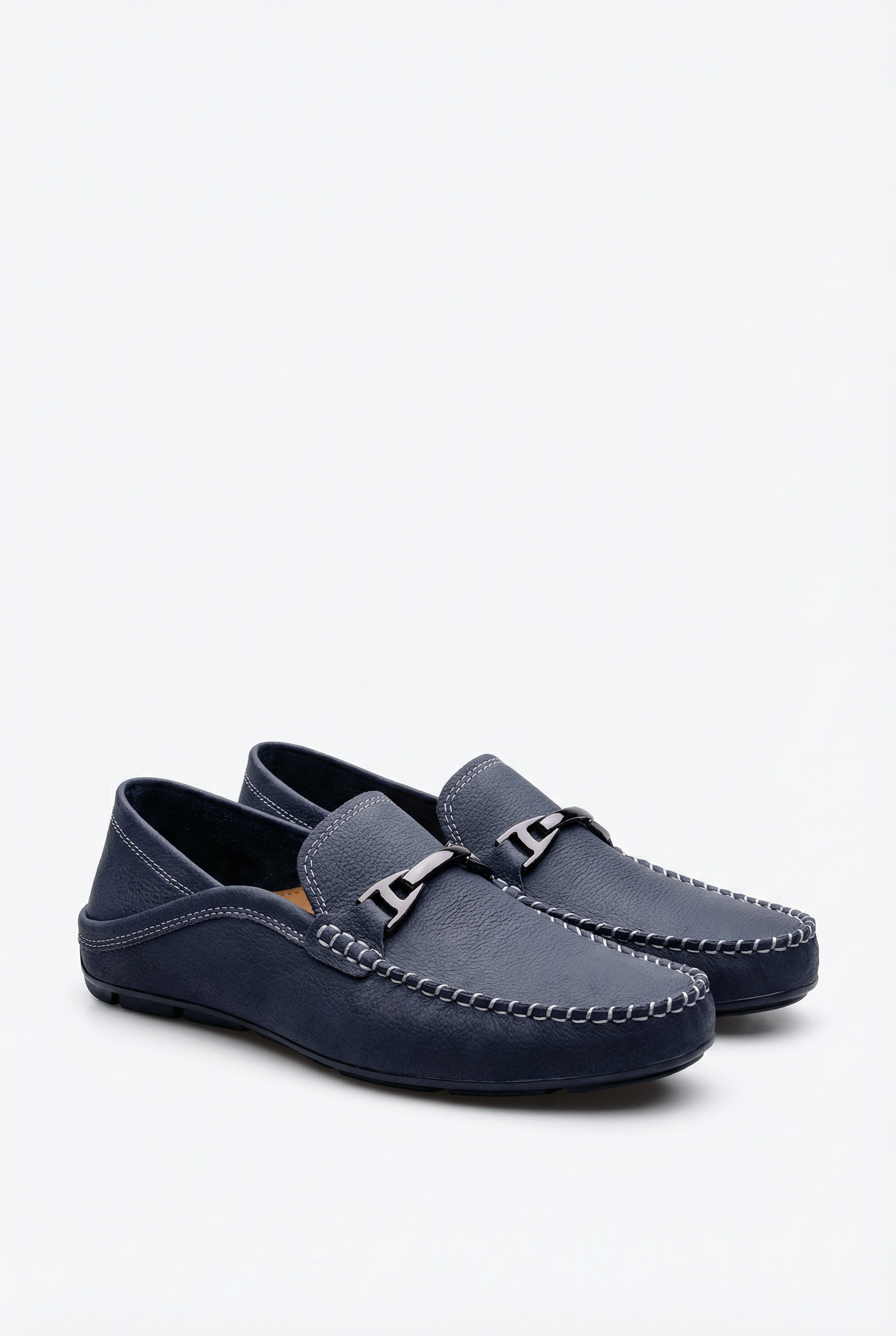 Men's Loafers Genuine Cow Leather Cushioned Insole Flexible Sole Casual Stylish