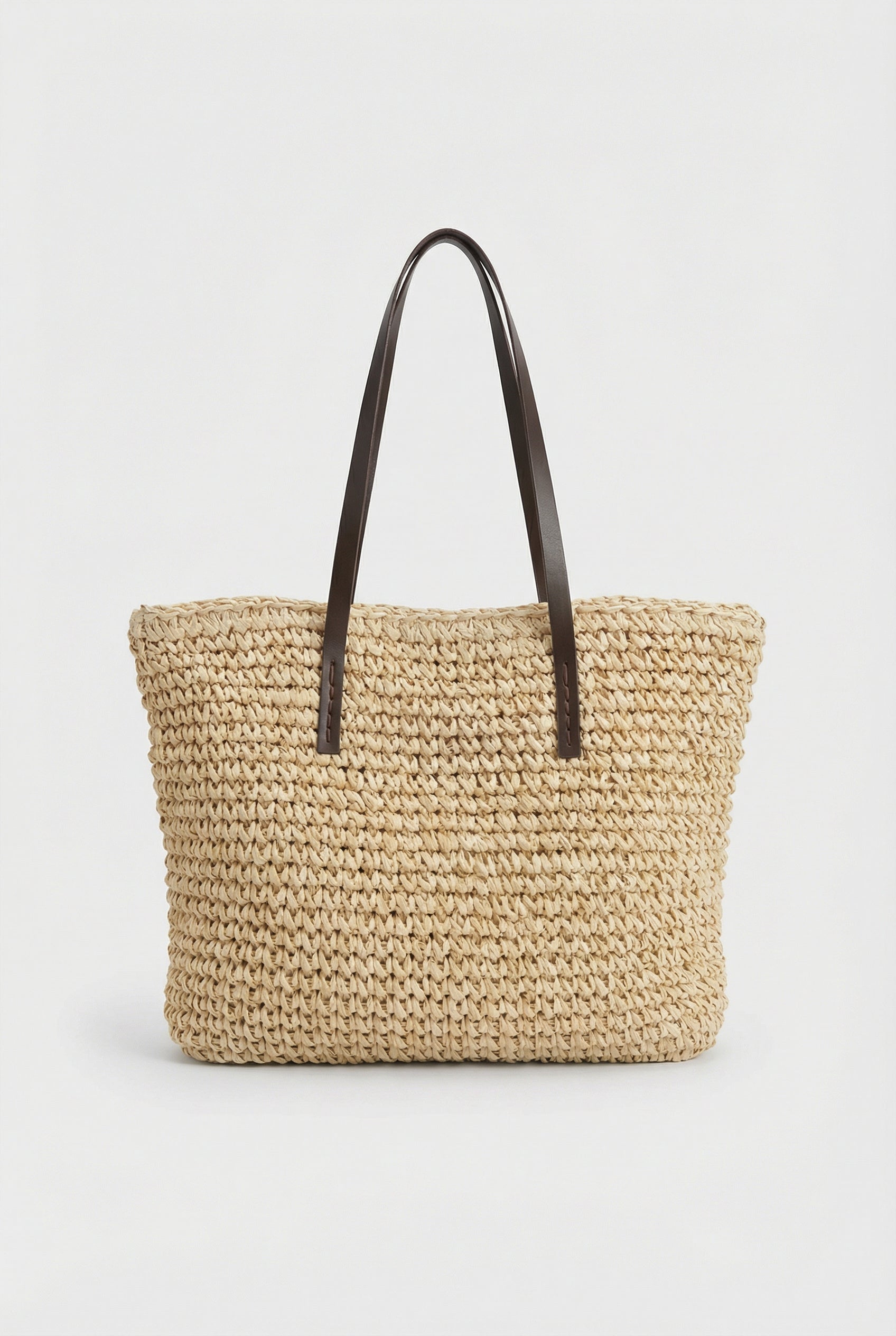 Women Tote Bag Woven Fabric Lightweight Spacious Eco-Friendly Design for Beach or Daily Use