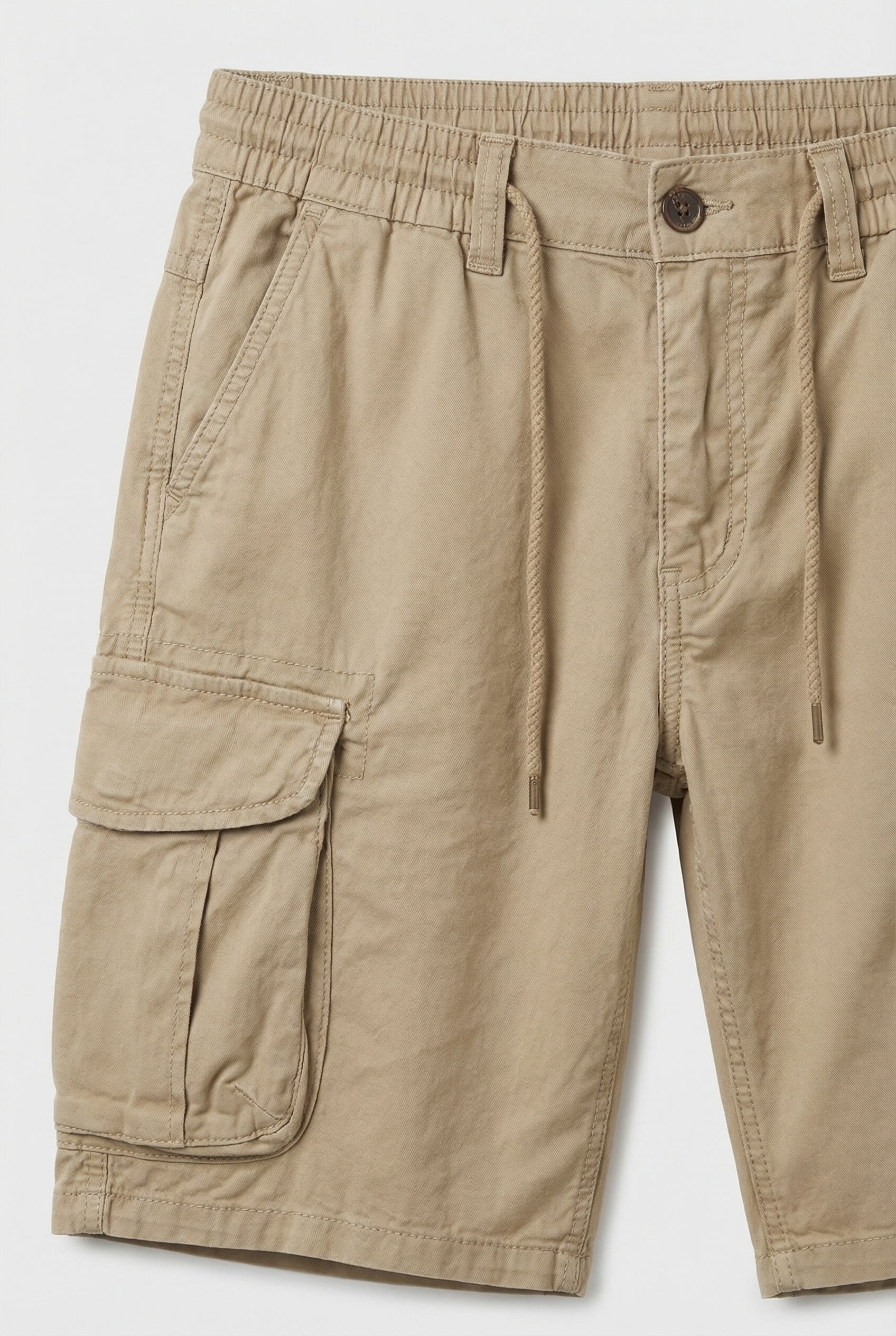 Men's Cargo Shorts Cotton Blend Relaxed Fit with Utility Pockets