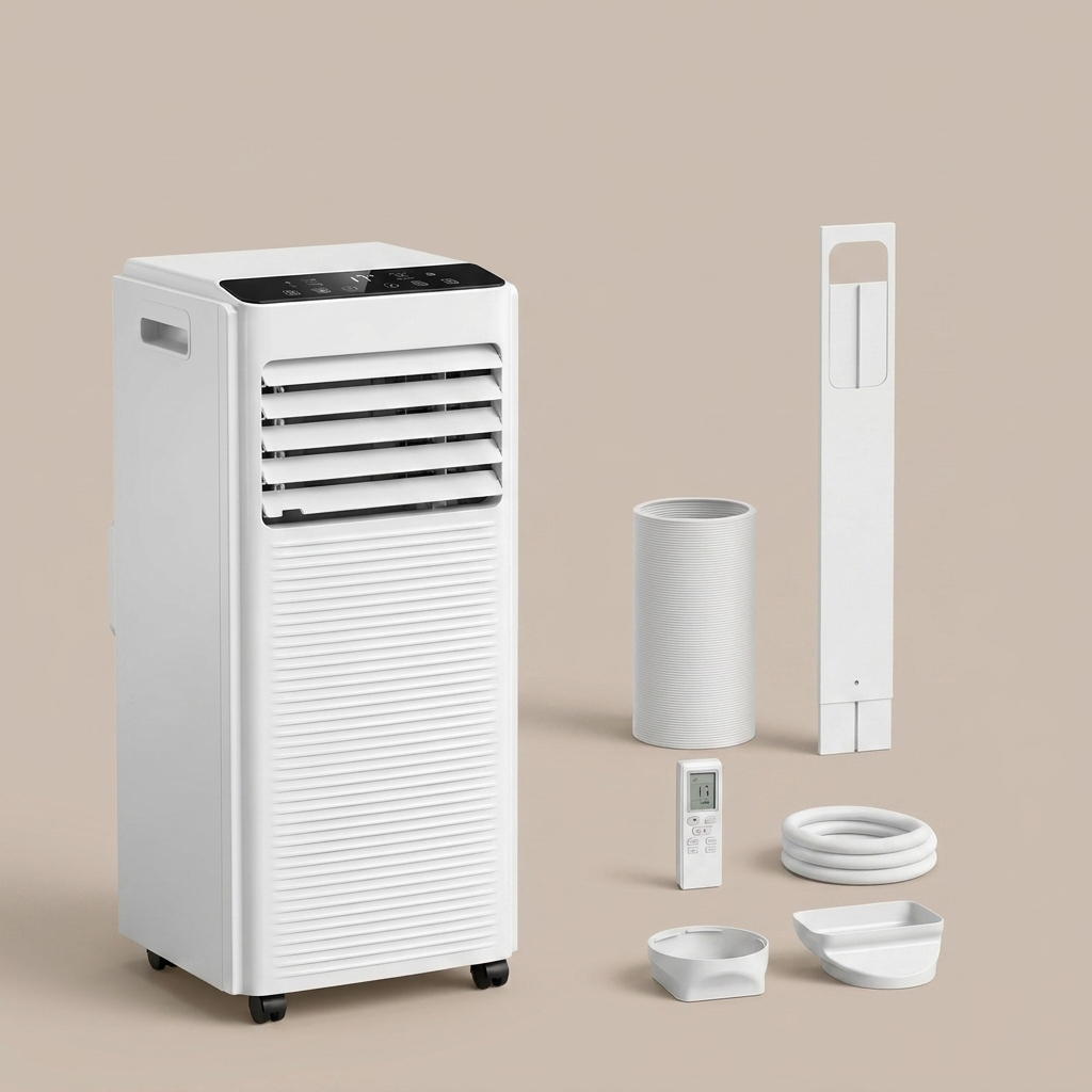 Air Conditioning Unit – Portable 9000 BTU Air Con with Dehumidifier & Window Kit