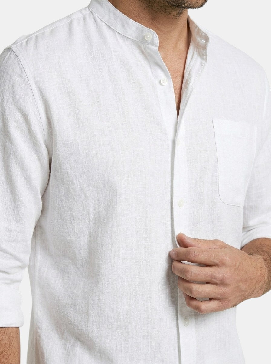 Men's Lightweight Cotton Summer Set | Relaxed Fit Long Sleeve Shirt & Shorts