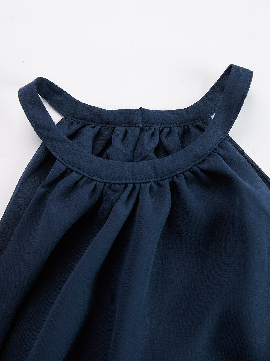 Women's Halter Two Piece Wide Leg Set